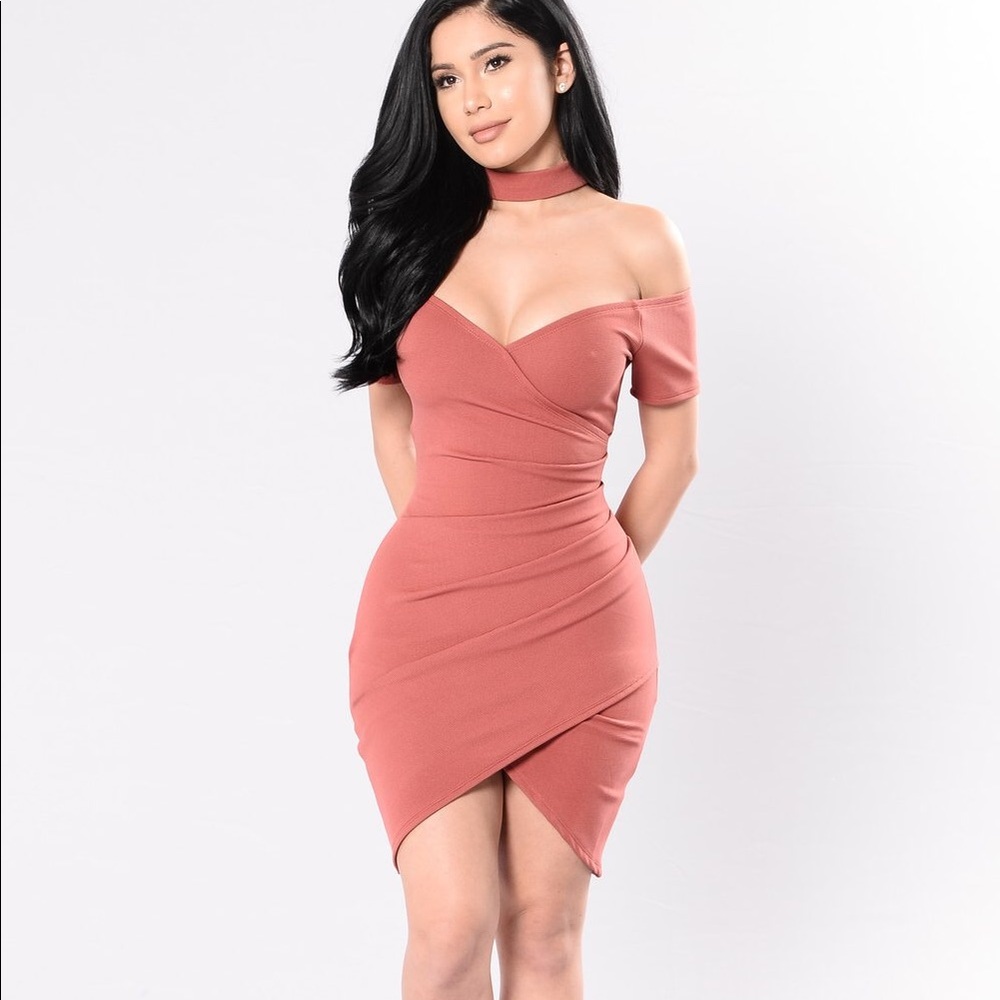 NWT Fashion Nova Jaded Dress Marsala Size 1X